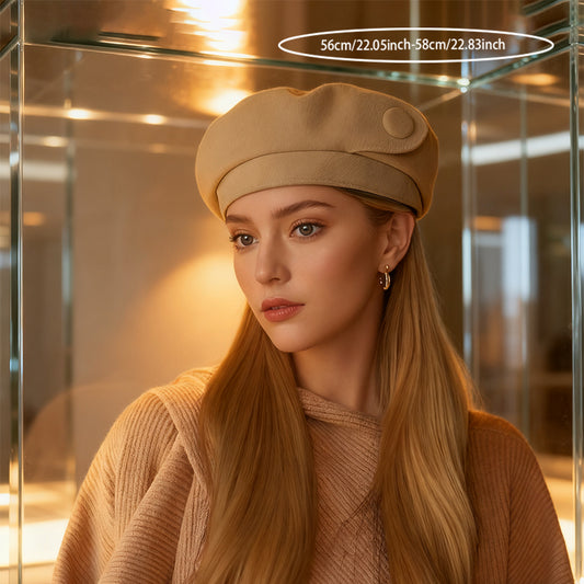 British-style Casual Painter Hat That Is Versatile And Can Show Off Your Face