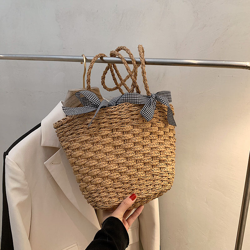 Fashion All Match Straw Woven Shoulder Bag