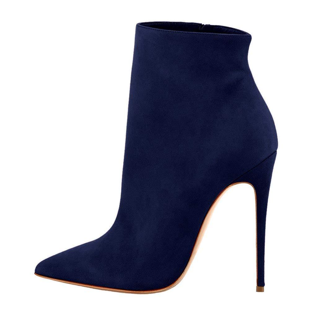 European And American Pointed Toe Stiletto Women's Short Boots