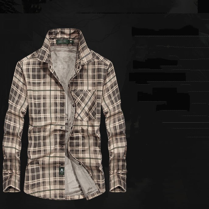Men's Plaid Long Sleeve Shirt