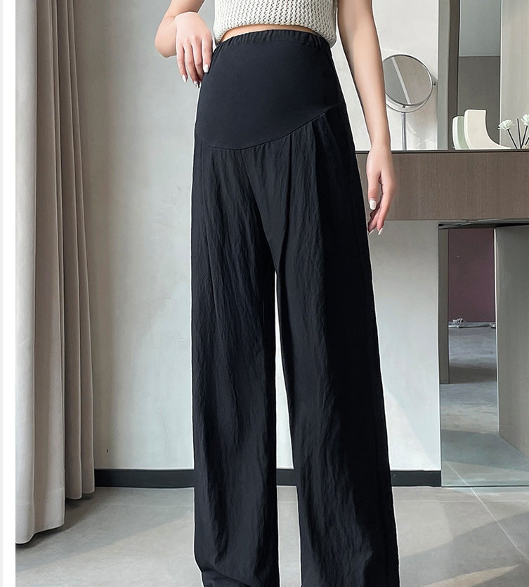 Thin Wide-leg Pants Summer Belly Support Maternity Clothes Anti-mosquito