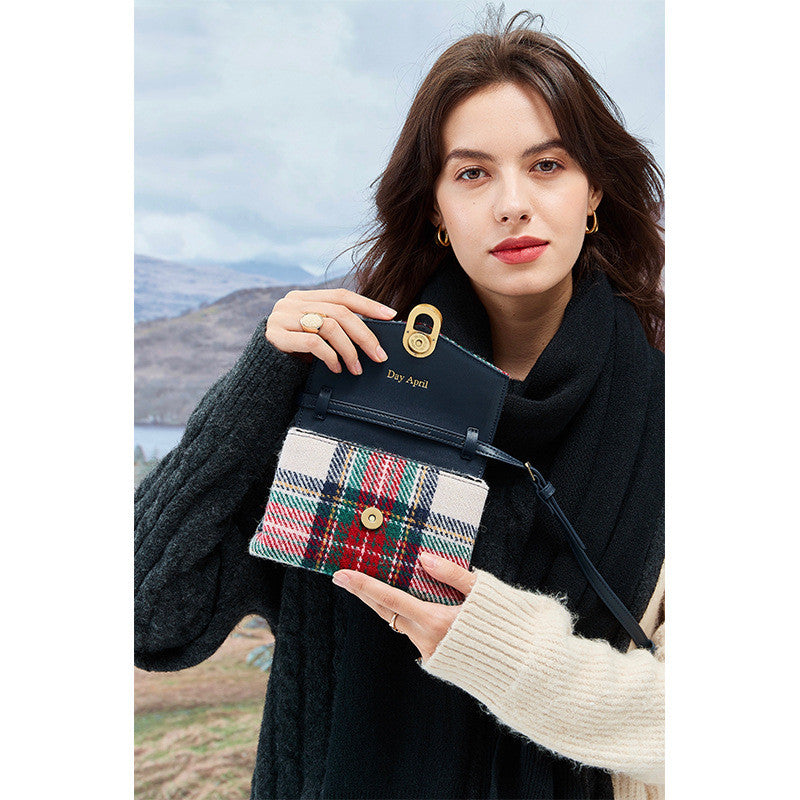 Trendy diagonal pendlertaske til efterår og vinter