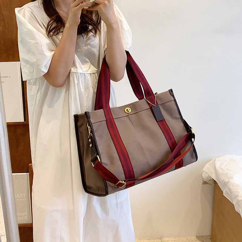 Women's Fashion Casual Large Capacity Canvas Bag