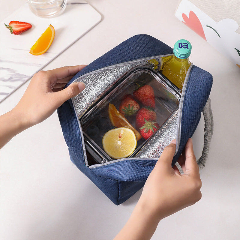 Fashion Aluminum Film Thickened Portable Lunch Bag