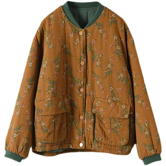 Retro Ethnic Loose Casual Cotton And Linen Cardigan