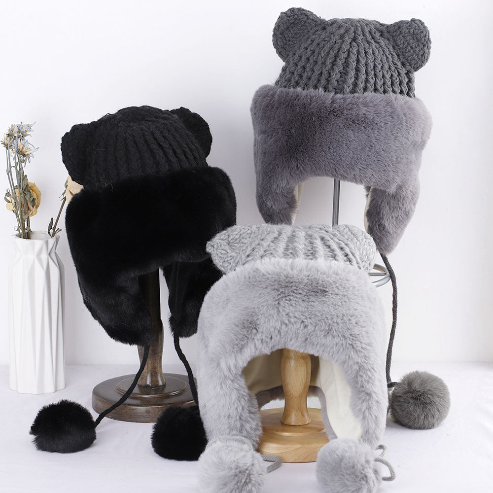 Warm Ear Protection Outdoor Riding Lei Feng Hat