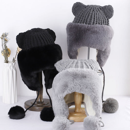 Warm Ear Protection Outdoor Riding Lei Feng Hat