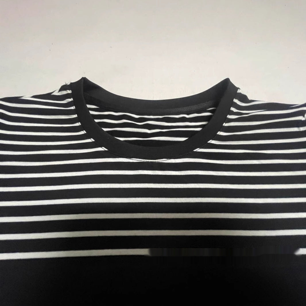 Knitted Striped Long Stylish Casual Elegant Dress