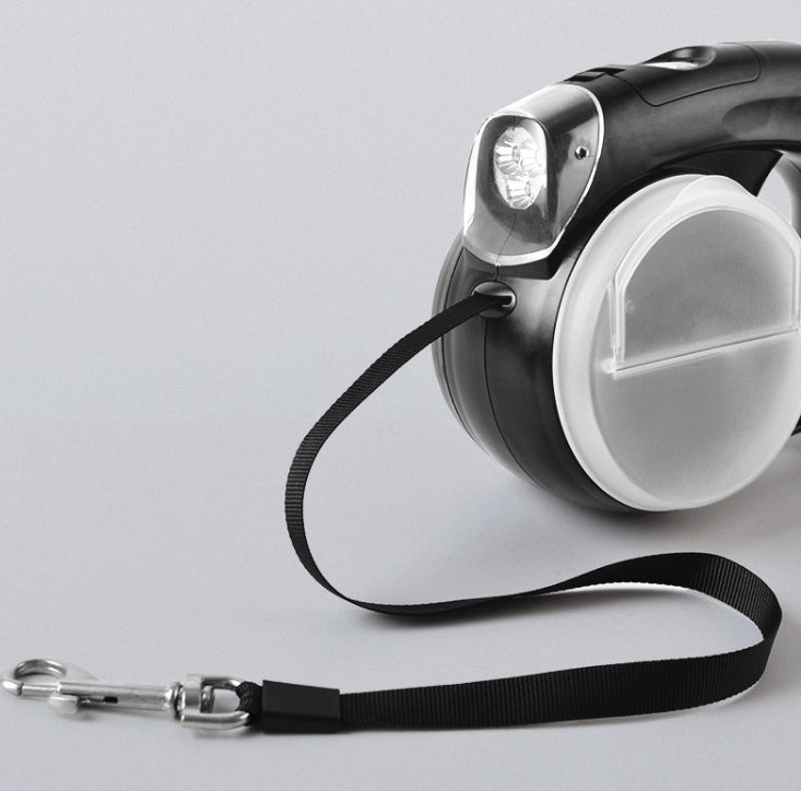 Multifunctional Small Dog Automatic Chain Cat Led Pet Retractable Traction Rope