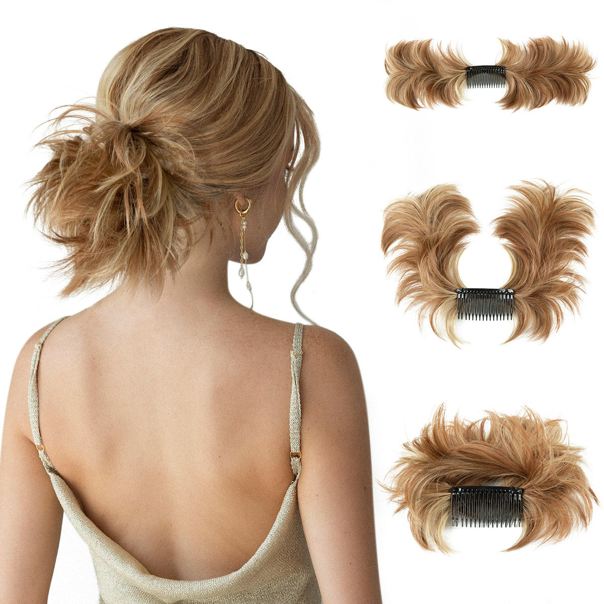 European And American Wig Set Women's Adjustable Grip