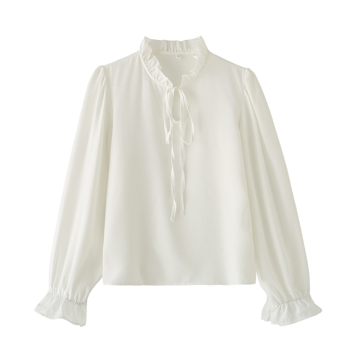 Camisole Long-sleeve Shirt And Skirt Set