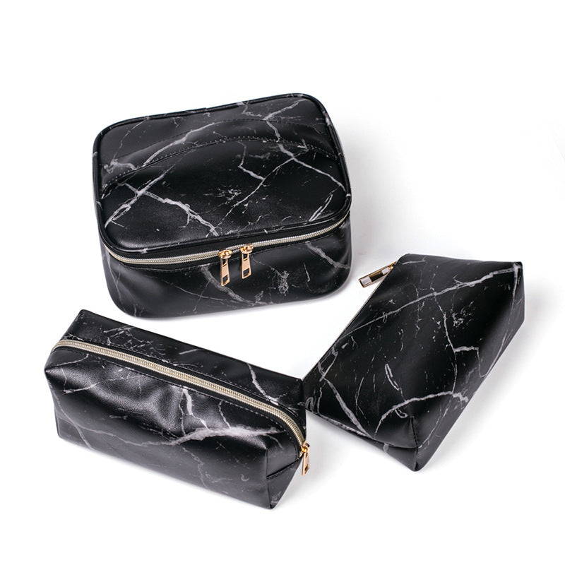 PU Waterproof Wash Bag Large Capacity Portable Travel Storage