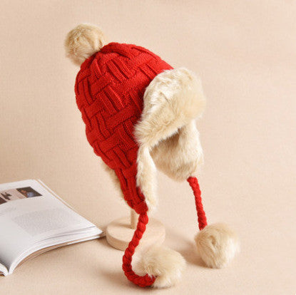 Korean Version Of Cashmere Knitted Wool Hat