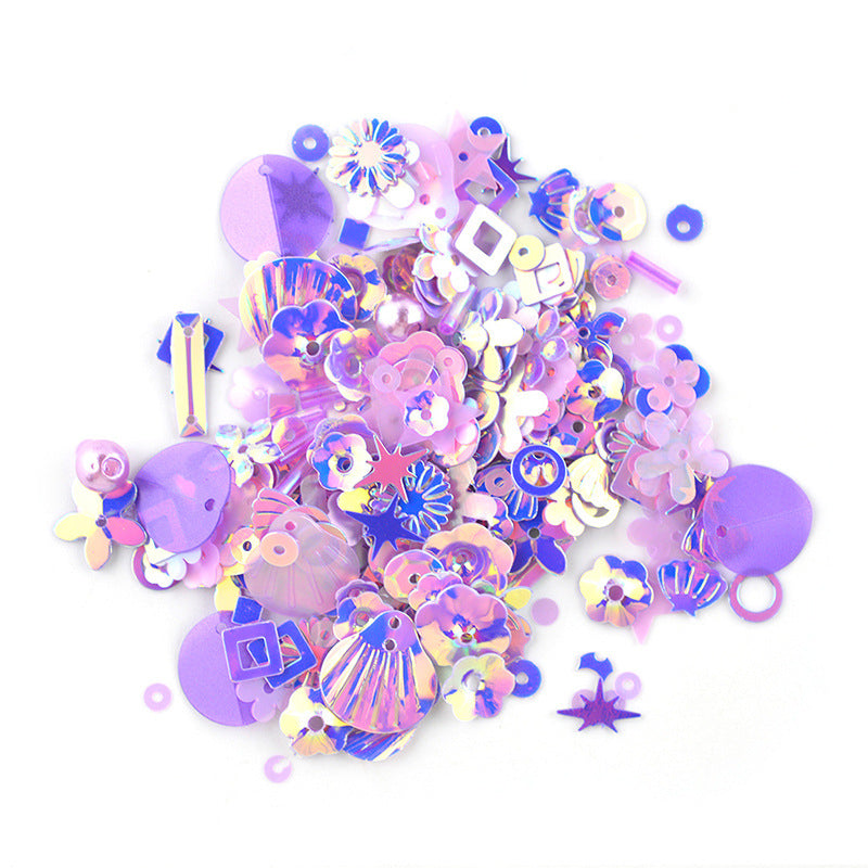 DIY Pearl Sequins Mixed Epoxy Filler