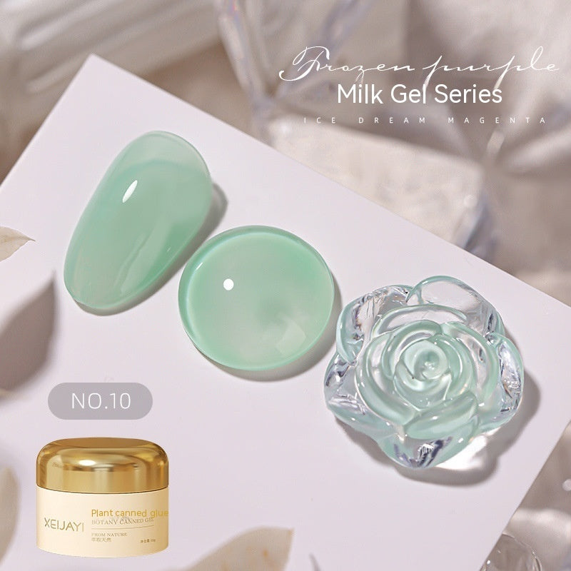 Milk Jelly Solid Color Summer Ice UV Polish