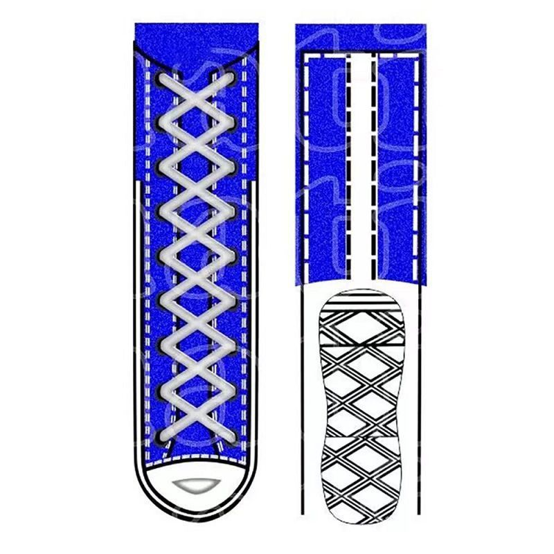 Fashion Canvas Shoes Graphic Print Socks