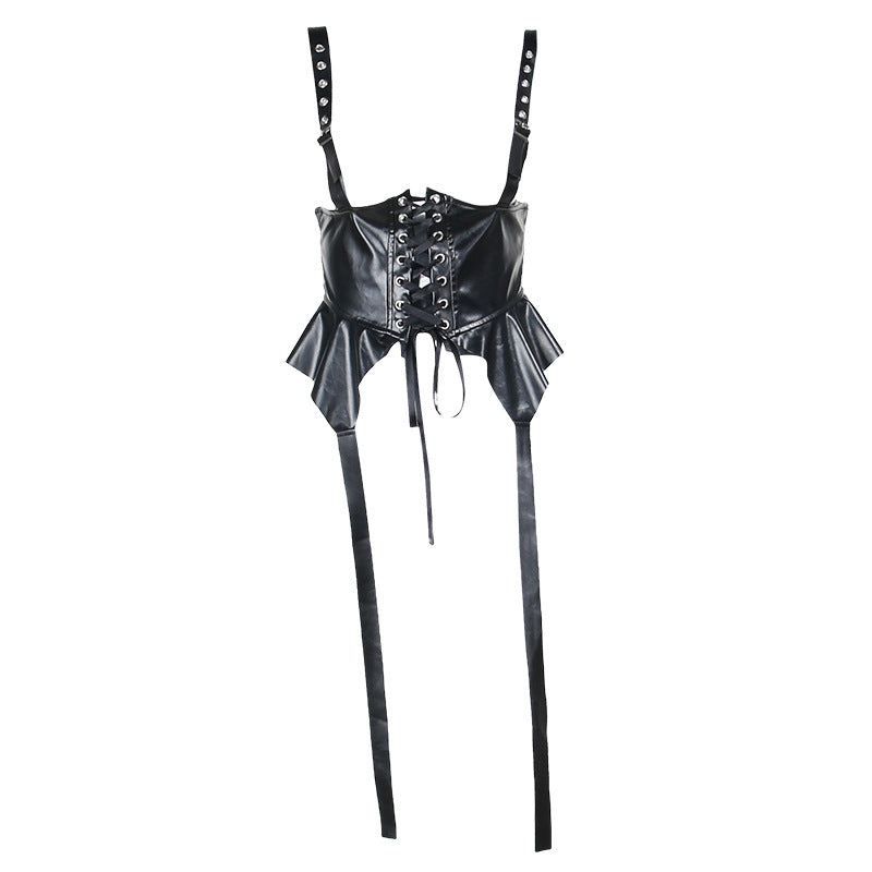 Dark Temperament Graceful And Fashionable Slimming Vest Waist