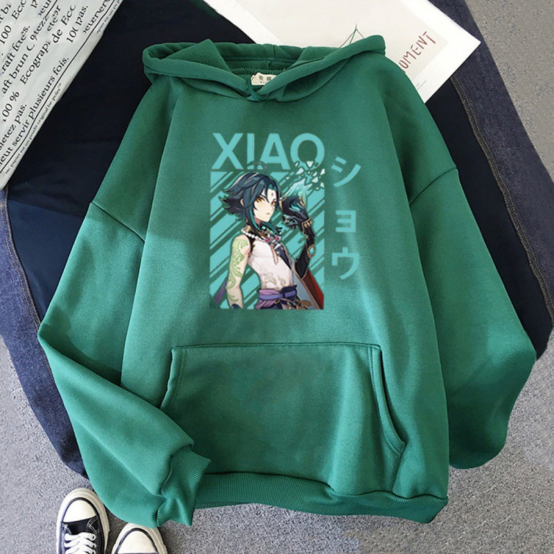 Couple Fleece Hooded Pullover Sweater