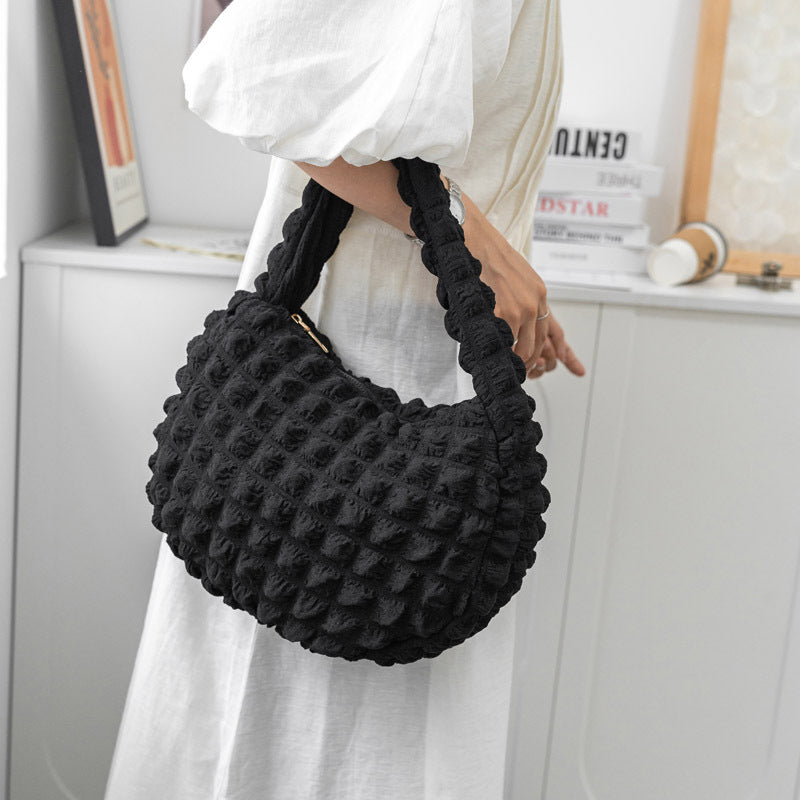 Women's Fashionable Cloud Pleated Shoulder Bag