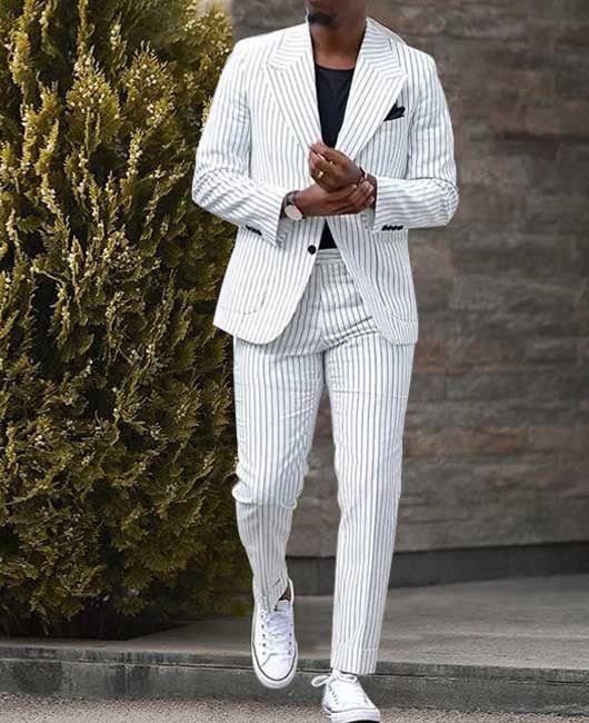 Two-button Coat Men's Two-piece Suit