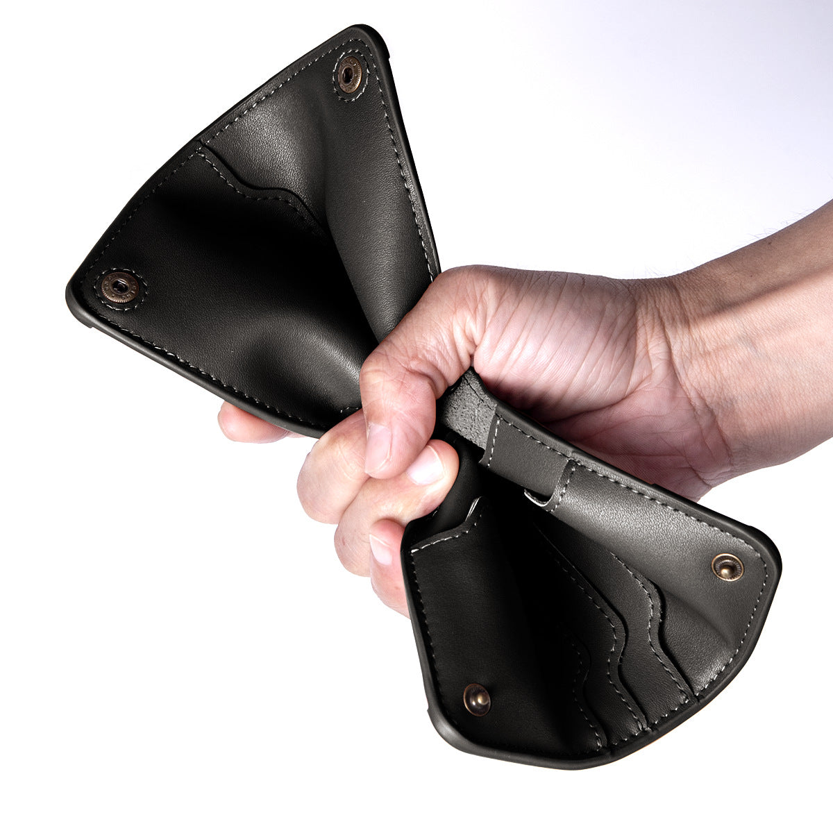 Cowhide Portable Travel Simple Multi Card Passport Protector