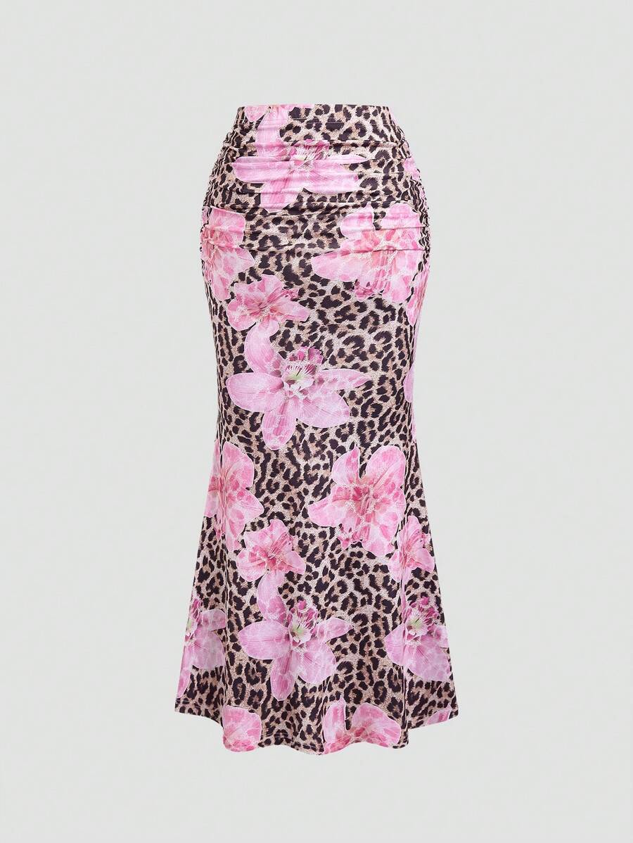 Line Skirt Leisure Vacation Long Women's Clothing
