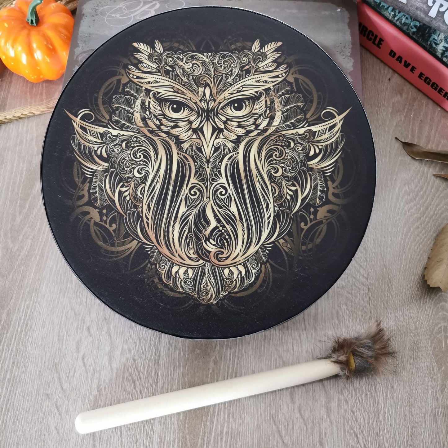 Tree Of Life Flower Ring Drum Surface Open You Drum