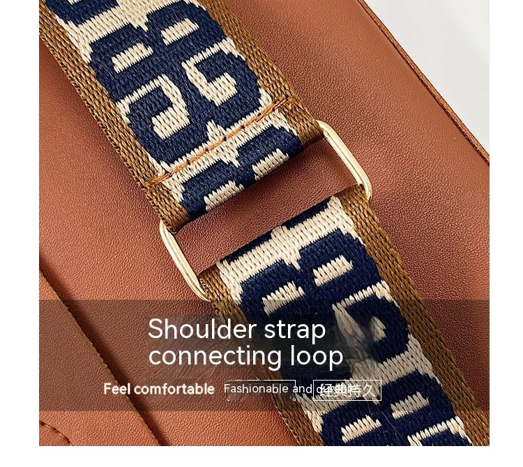 Retro Fashion PU Messenger Temperament Western Style Shoulder Bag