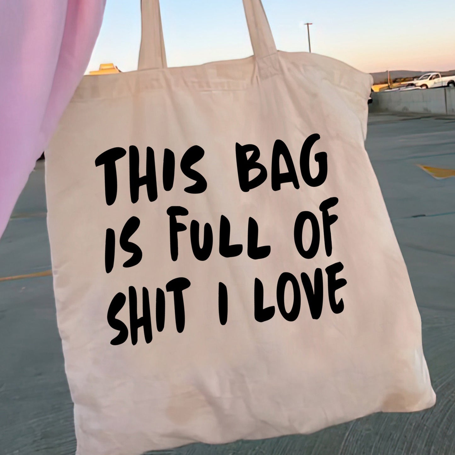 Printed One-shoulder Folded Bag Shopping Bag