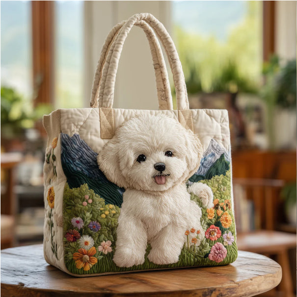 Large-capacity Women's Handbag With Colorful Spotted Print