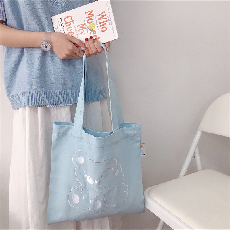 Women's Single Shoulder Portable Light Literary Cloth Bag