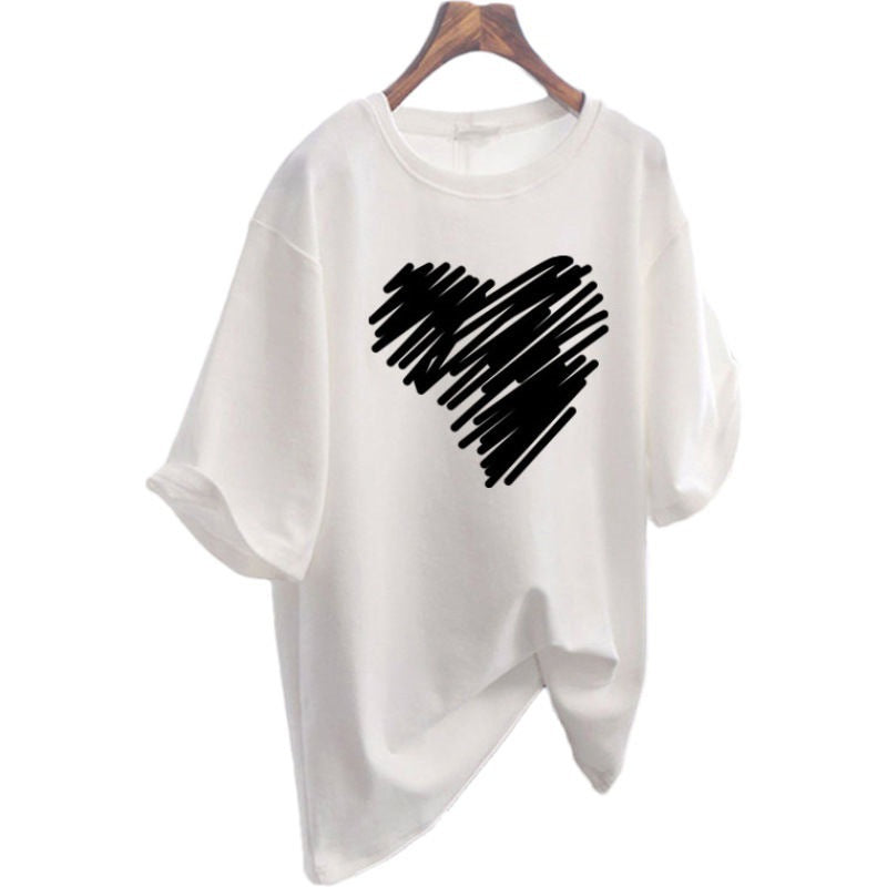 Relaxed-fit Mid-length Tops With Short Sleeves