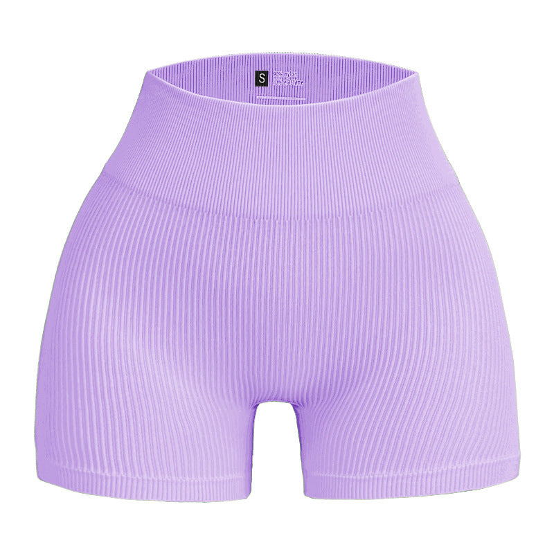 Seamless Thread Three-point Yoga Pants