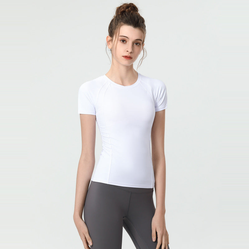 Women's Fashion Yoga Short Sleeve