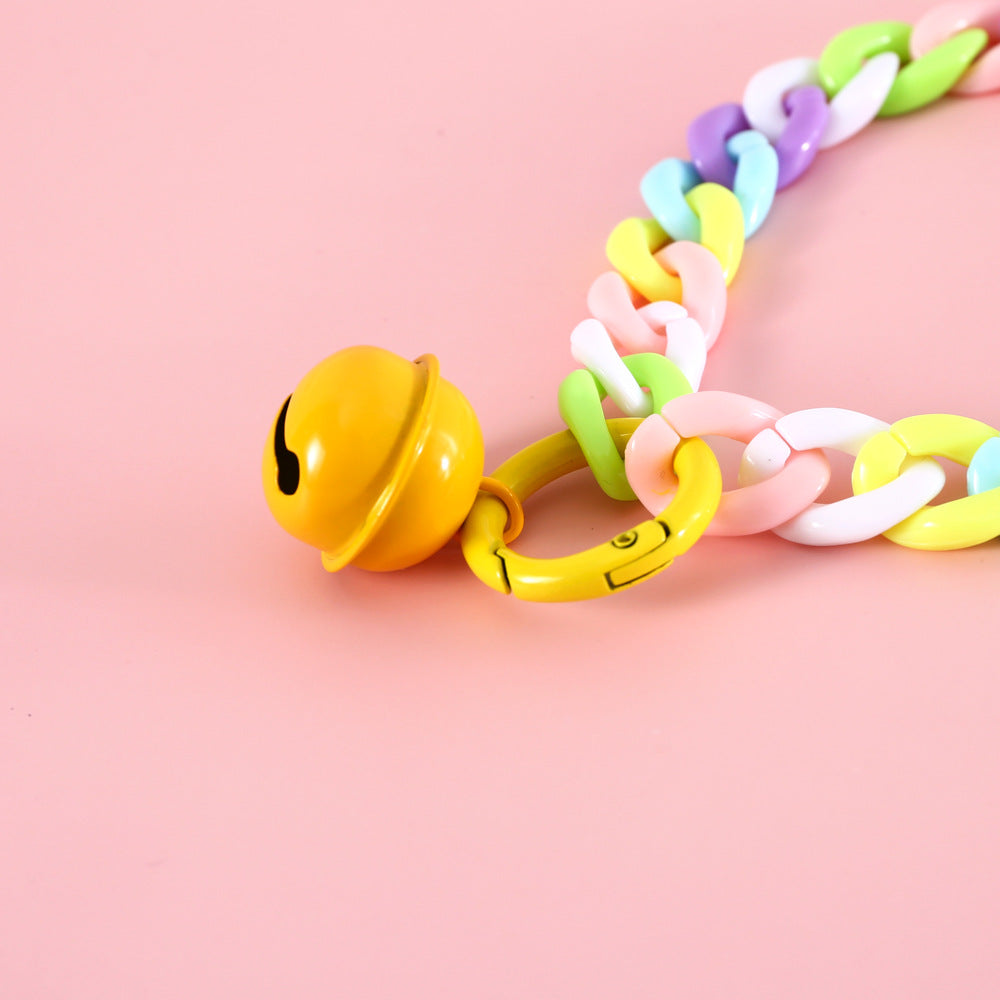 Pet Cat Dog Rabbit Collar Macaron Candy Color