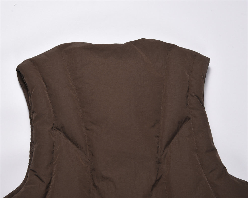 Men's Casual Vest Cotton-padded Coat