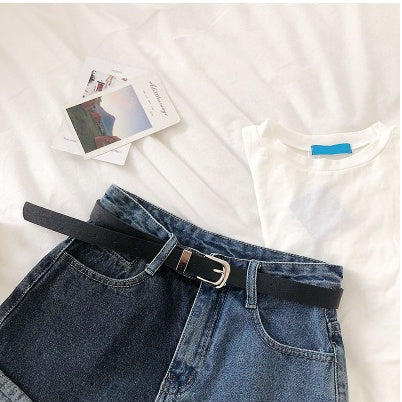 Thin And Versatile Wide-leg Pants Hot With Belt
