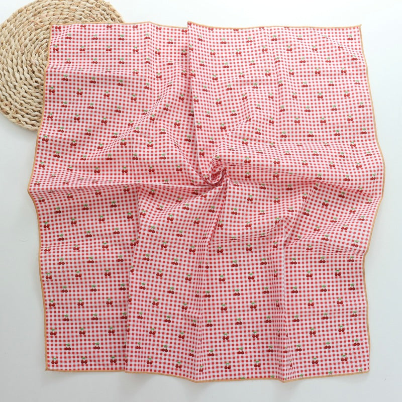 Women's Retro Easy Matching Cashew Print Pure Cotton Scarf Hair Band