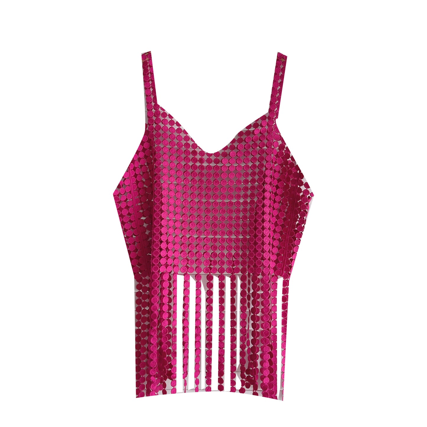 Hollow Suspender Vest Women's Summer Sleeveless Top