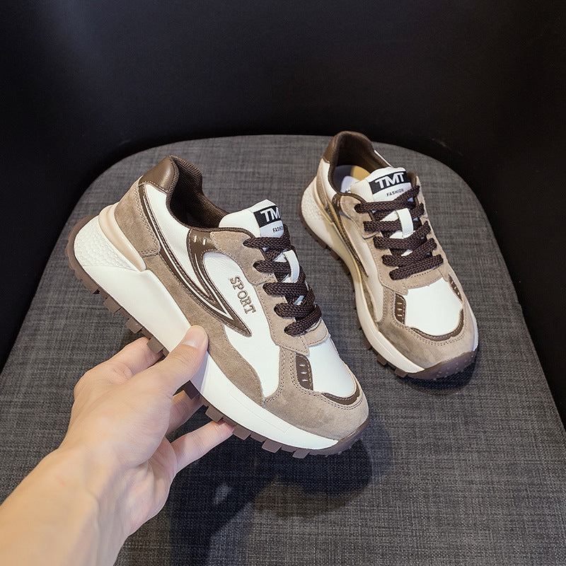 Women's Genuine Leather All-match Casual Old Shoes