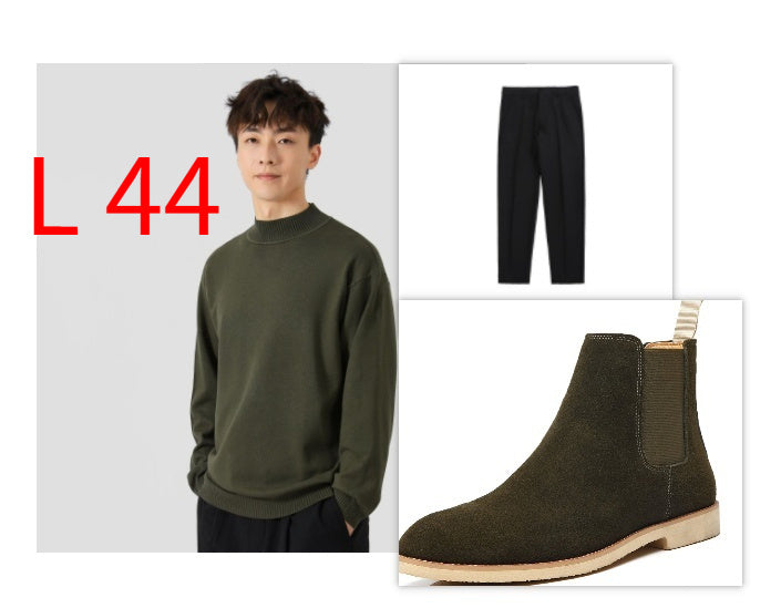 Solid Color Loose Inner Wear Leisure Warm Bottoming Long-sleeved Sweater