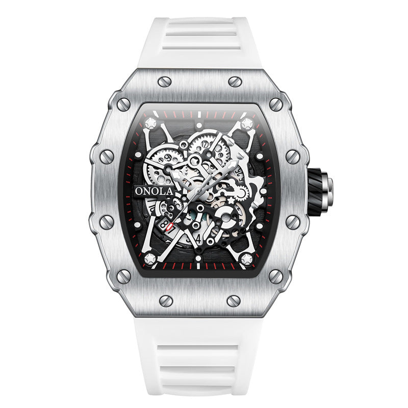 ONOLA Fashion Waterproof Quartz Men's Watch Silicone Band