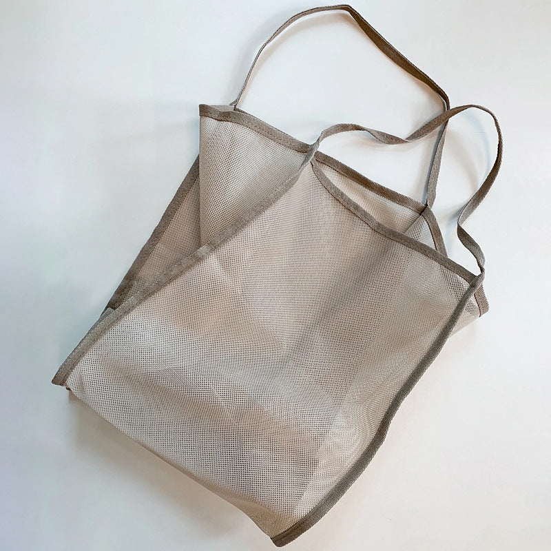 Transparent Mesh One-shoulder Bag Fashionable Lightweight And High-capacity