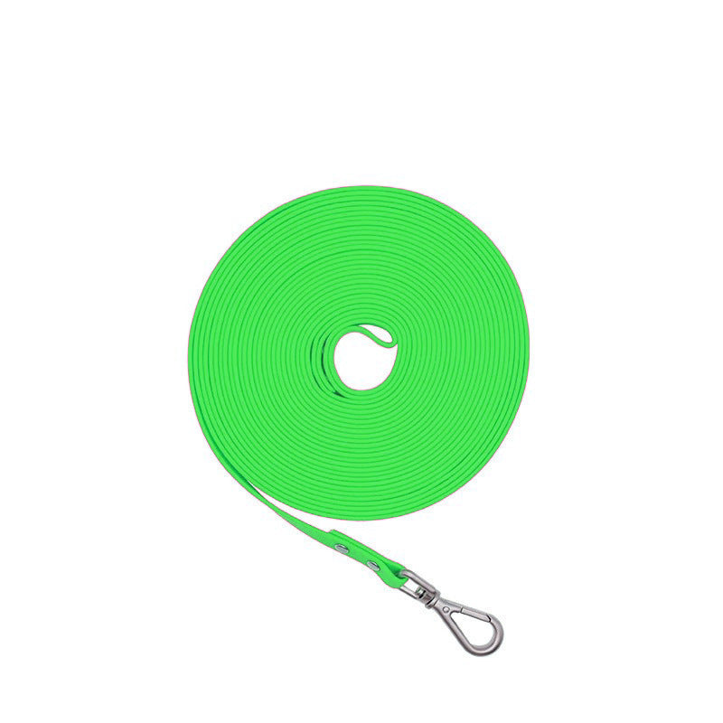 Pet Supplies PVC Embossed Lengthened Hand Holding Rope Waterproof Dog Walking