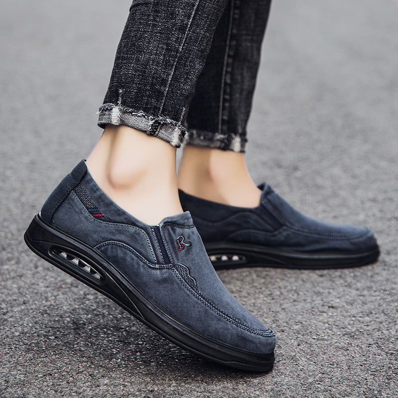 Men's Cloth Deodorant Soft Sole Light Breathable Sports Casual Shoes