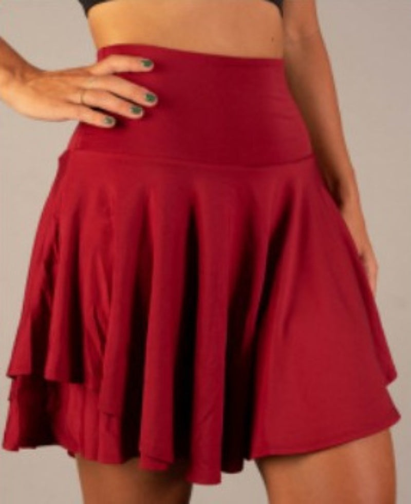 Tutu High Waist Belly Contracting Running Short Skirt Anti-exposure Yoga Skirt