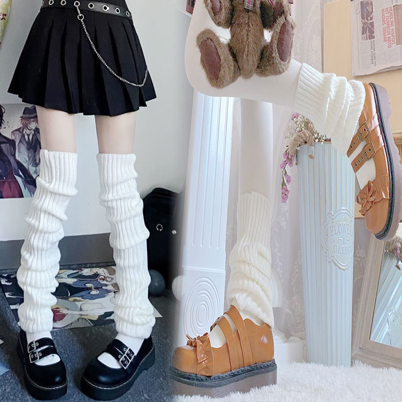Japanese Soft Girls Pile Stockings In Middle Tube