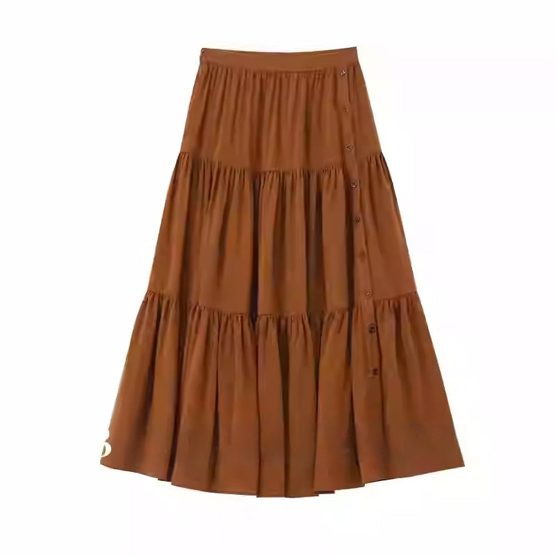 Brown Retro Spaghetti Straps Vest Double Breasted Suit Coat Set