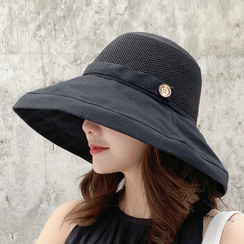 Summer Bucket Hat Women's UV Protection Big Brim Sun Hat