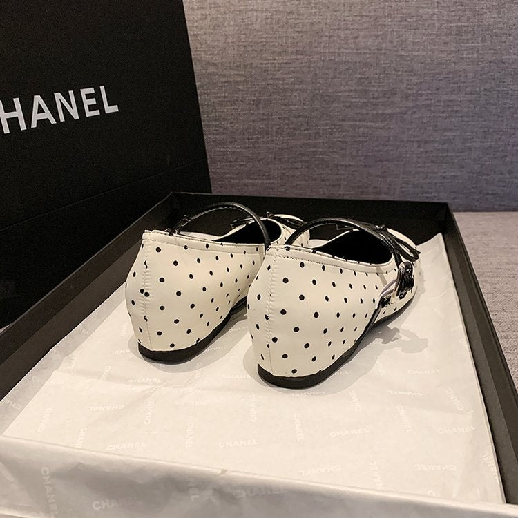 Women's French Style Bow Embellished Shallow Cut Hidden Wedge Heel Single Shoes, 2026 New Collection, Gentle Evening Style Fashion Dress Shoes With One-Strap Buckle